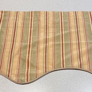 Set of Striped Valance Curtains 50X18 each
